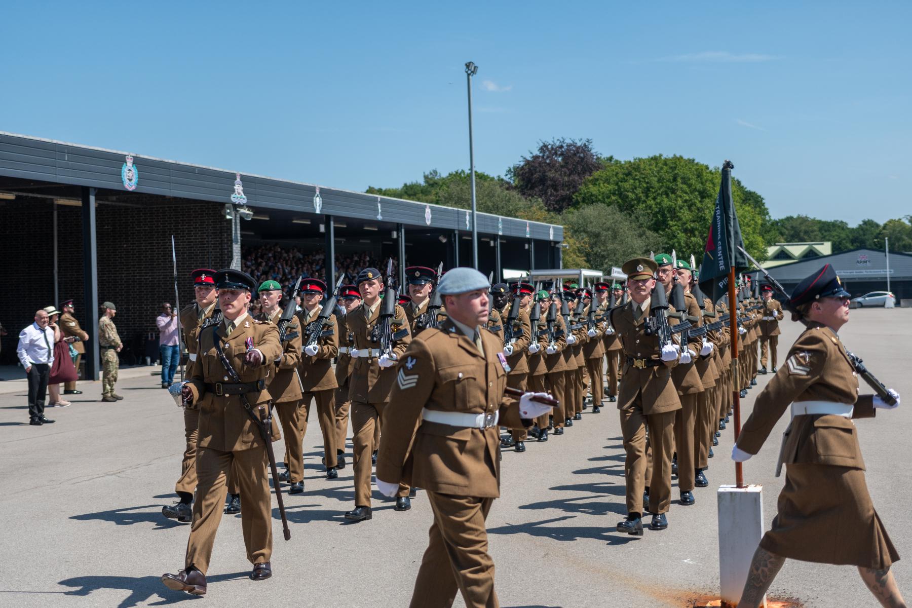 1 (Fowler) Squadron Final Pass Off Parade at Pirbright
